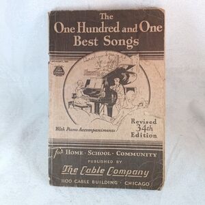 The One Hundred and One Best Songs Songbook - 1931